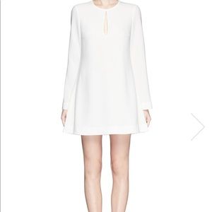 Elizabeth & James white keyhole dress